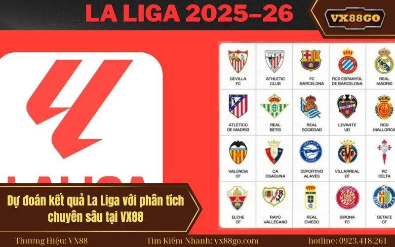 Dự đoán kết quả La Liga với phân tích chuyên sâu tại VX88